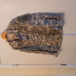 MED-LONG DIGITAL CAM Camouflage Military Jacket